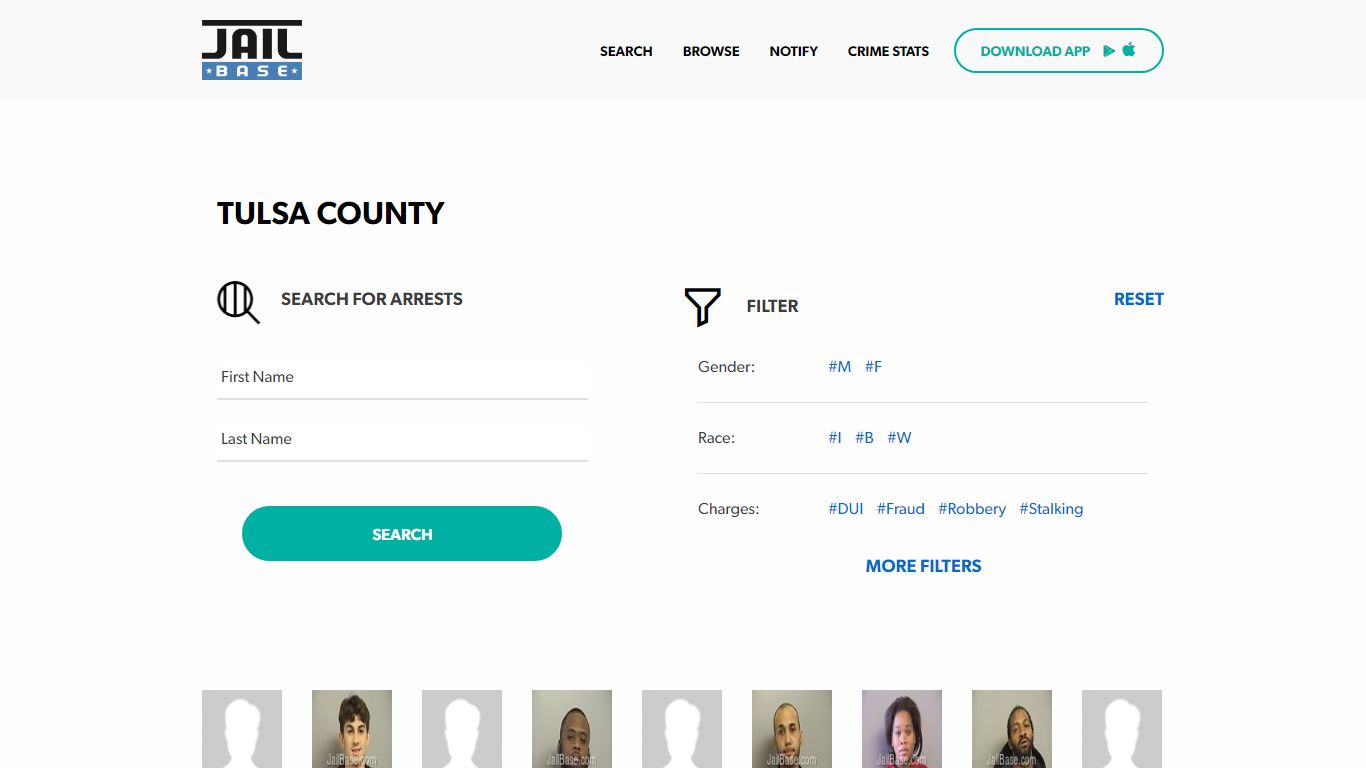 Tulsa County Jail Inmate Search and Mugshots | JailBase